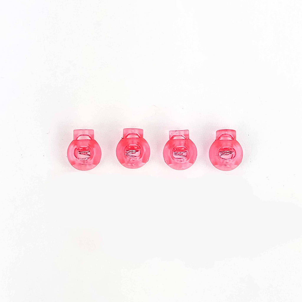 Cable Locks - topes para cable de agujas circulares - 2 pares: Bubble Gum / Mediano (hasta US 8) de Twice Sheared Sheep
