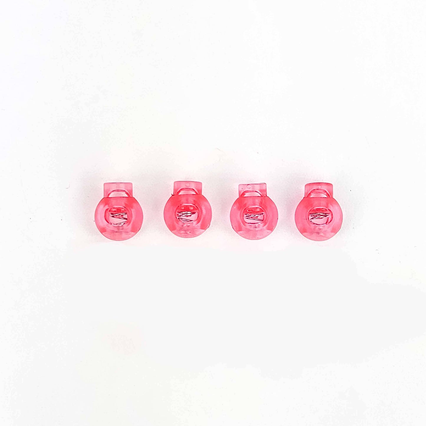 Cable Locks - Circular Needle Cord Stops - 2 pair: Bubble Gum / Medium (up to US 8)