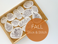 Diseños de bordado Stick & Stitch, patrones de bordado: otoño de Matryoshka Doll Shop