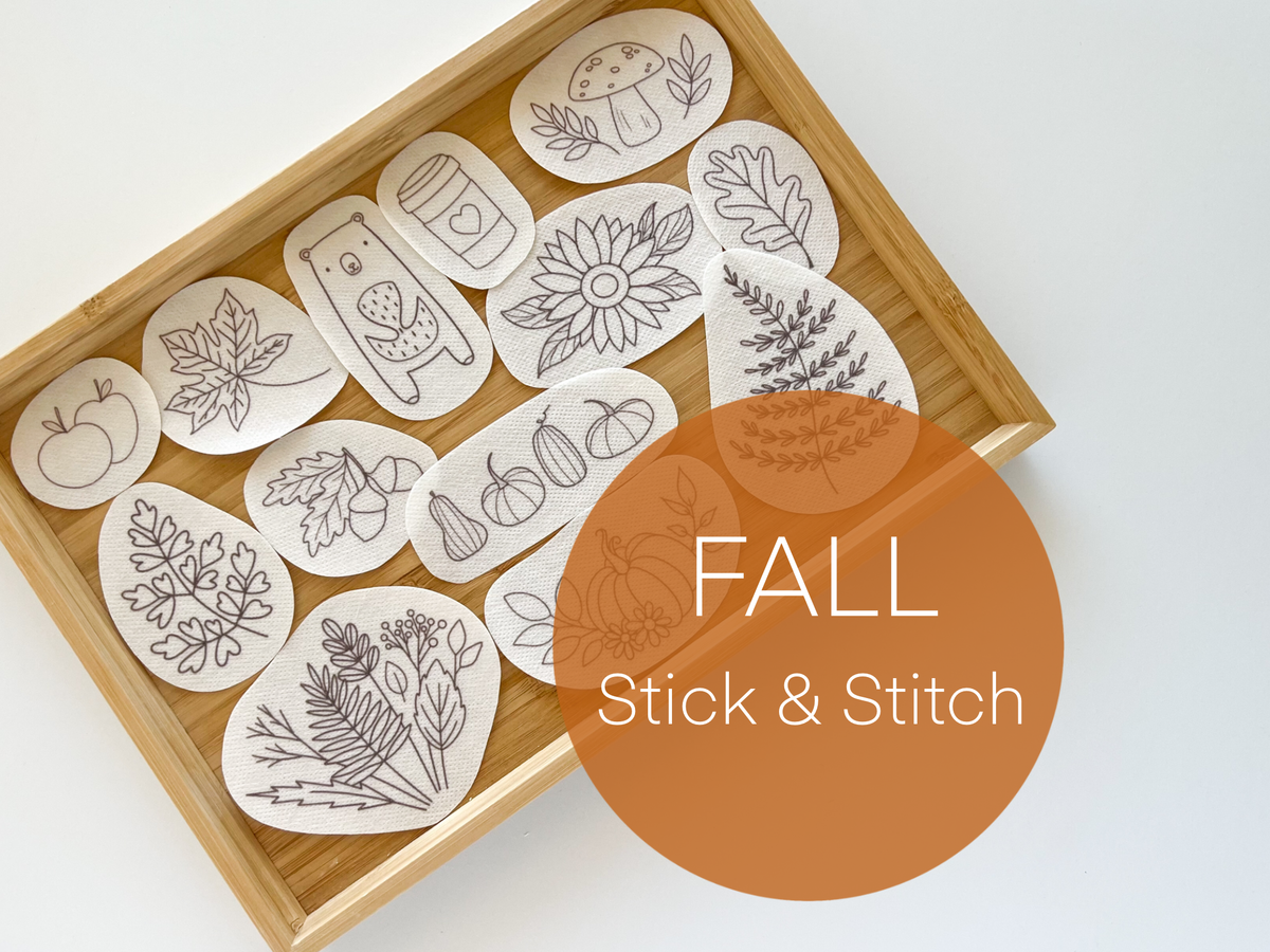 Stick & Stitch Embroidery designs, embroidery patterns: Fall by Matryoshka Doll Shop