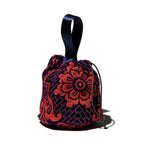 Jacquard Fabric Drawstring Bag by Puebco