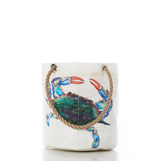 Watercolor Crab Beverage Bucket