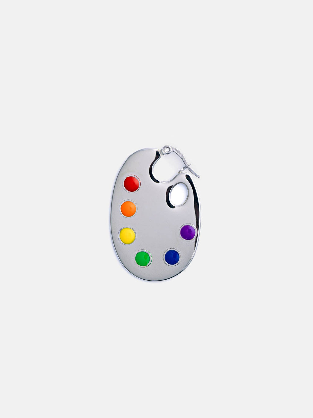 Aretes Paint Palette: Silver de Coco Clem