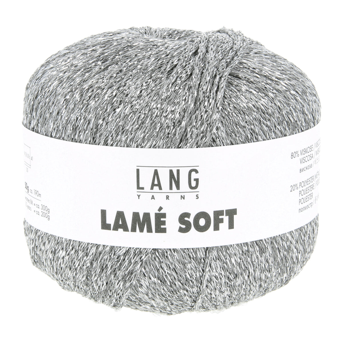 Lang - Lamé Soft, Silver (0024)