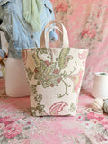 Rosalie Hope Basket – bolsa tote floral para tejer y crochet, hecha a mano en EE. UU. de Atenti