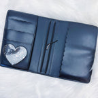 Cuaderno de viaje (Traveler's Notebook) BEE-6 Smooth Black | Para repuestos y cuadernos de 5 x 7 in (13 x 18 cm) de The HoneyBShop