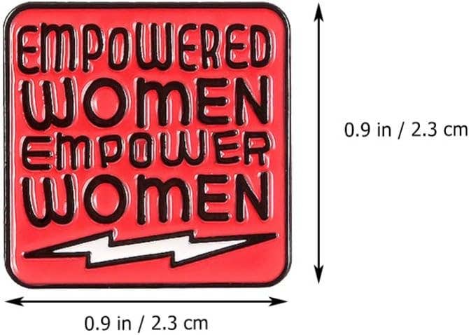 Bold and Beautiful: Empower Women Enamel Pin (0.9 in)