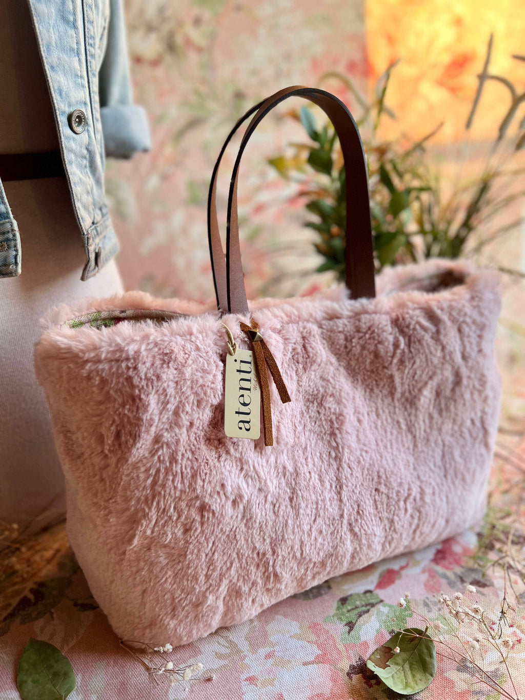 Himalaya Divina; USA made handbag and small project bag by Atenti