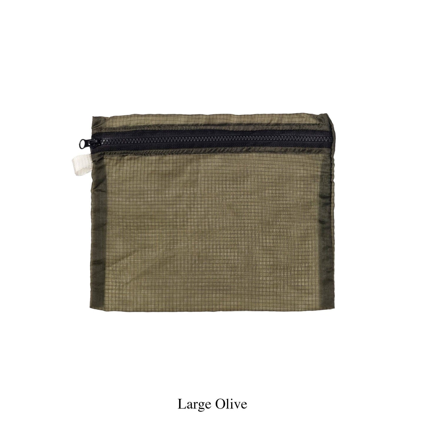 VINTAGE PARACHUTE LIGHT POUCH: White / Small