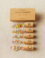 Flight of Stitch Markers (marcadores de puntos) de Cocoknits