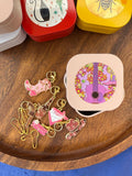Cowgirl Summer Stitch Markers by Lemonwood