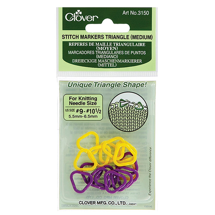 Clover Stitch Markers Triangle by Clover