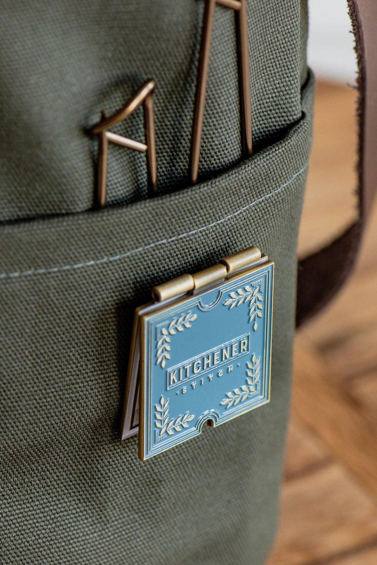Kitchener stitch pin