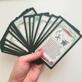 Tarjetas de consulta para bordado a mano de Jessica Long Embroidery
