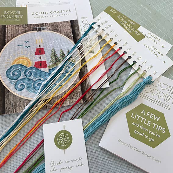Going Coastal - Kit de punto de cruz de Love Poppet