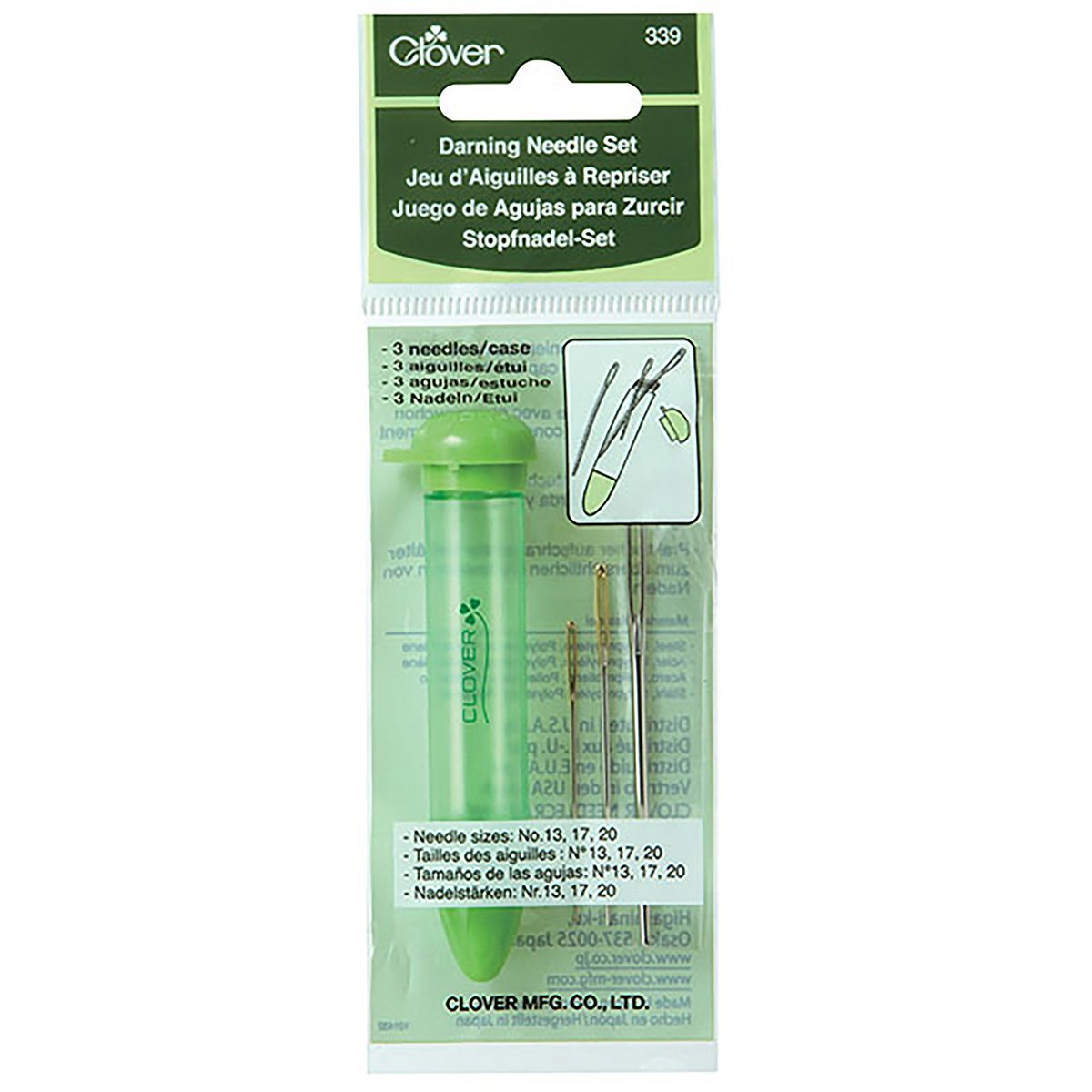 Clover Darning Needle Set, Size 13-17-20
