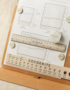 Juego de regla y medidor de Cocoknits