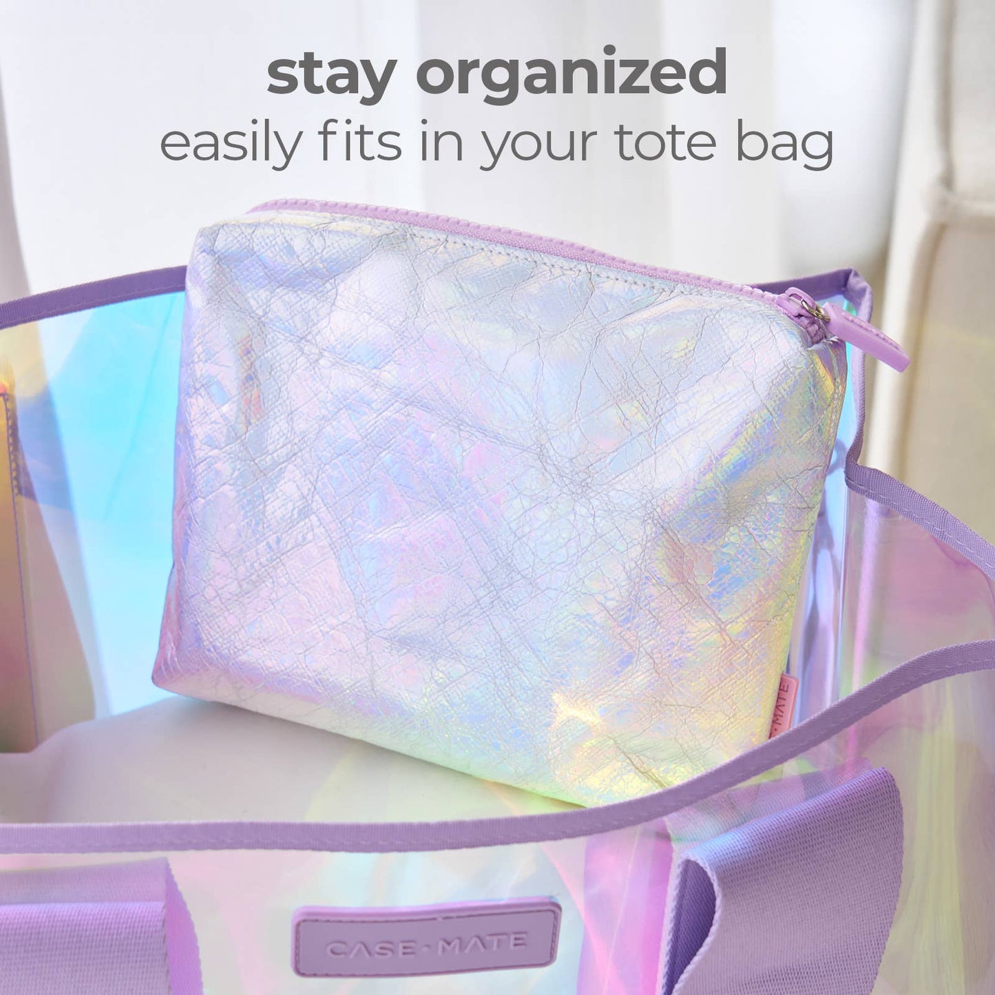 Case-Mate Soap Bubble™ Crinkle Makeup Bag: Soap Bubble™