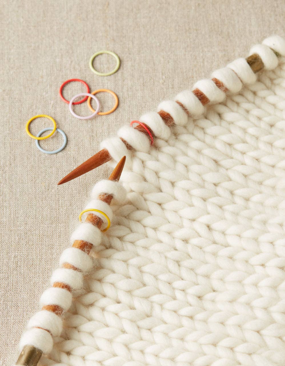 Marcadores de puntos de anillo de colores - Jumbo de Cocoknits