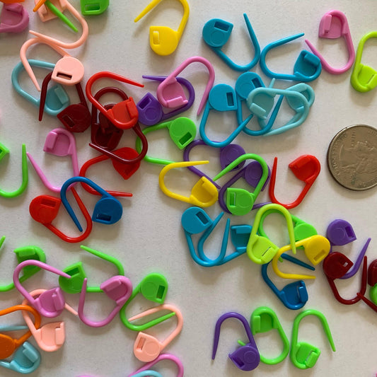 Crochet Knitting Plastic Markers, Plastic Safety Pin, Stitch: 50 Markers