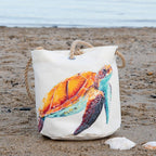 Multicolor Sea Turtle Beachcomber Bucket by Sea Bags