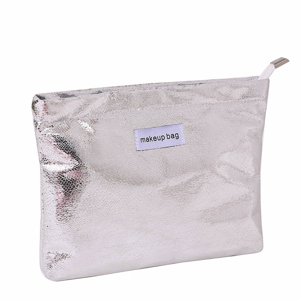 Mini Makeup Bag, Cute Small Makeup Bag for Purse: Gold