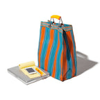BOLSA DE RAYAS DE PLÁSTICO RECICLADO - Rectangular D15: Red x Blue de Puebco