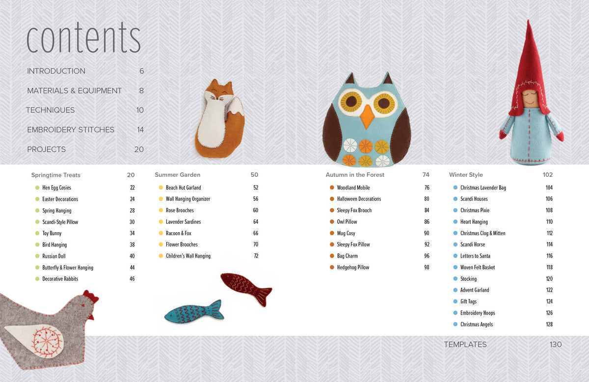 A Year of Felt Decorations de Penguin Random House LLC