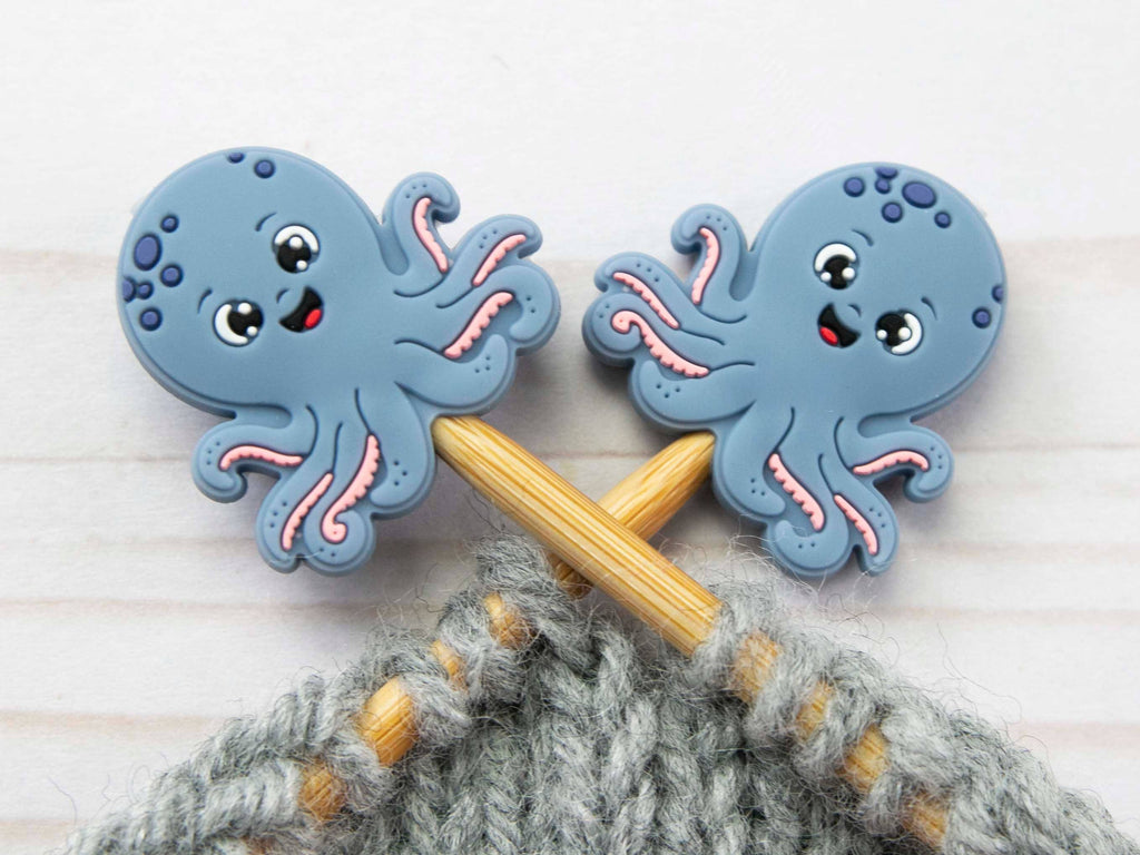 Octopus | Topes de puntos (Stitch Stoppers) para tejer de Fox & Pine Stitches