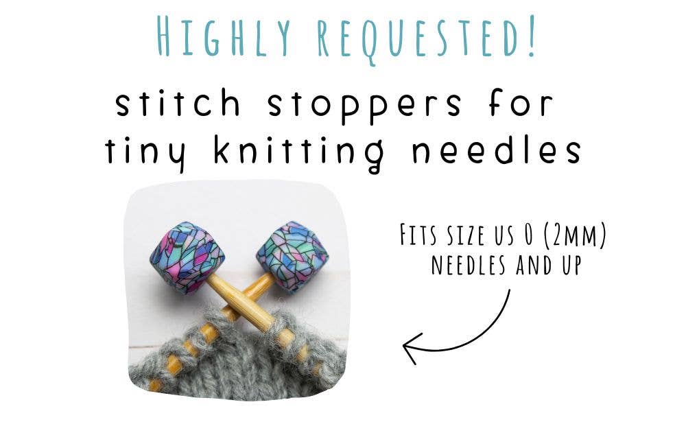 *Orificio pequeño* Stained Glass Hexagon | Stitch Stoppers de Fox & Pine Stitches