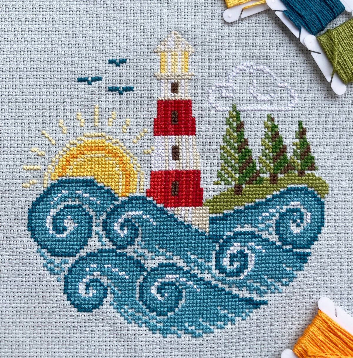 Going Coastal - Kit de punto de cruz de Love Poppet