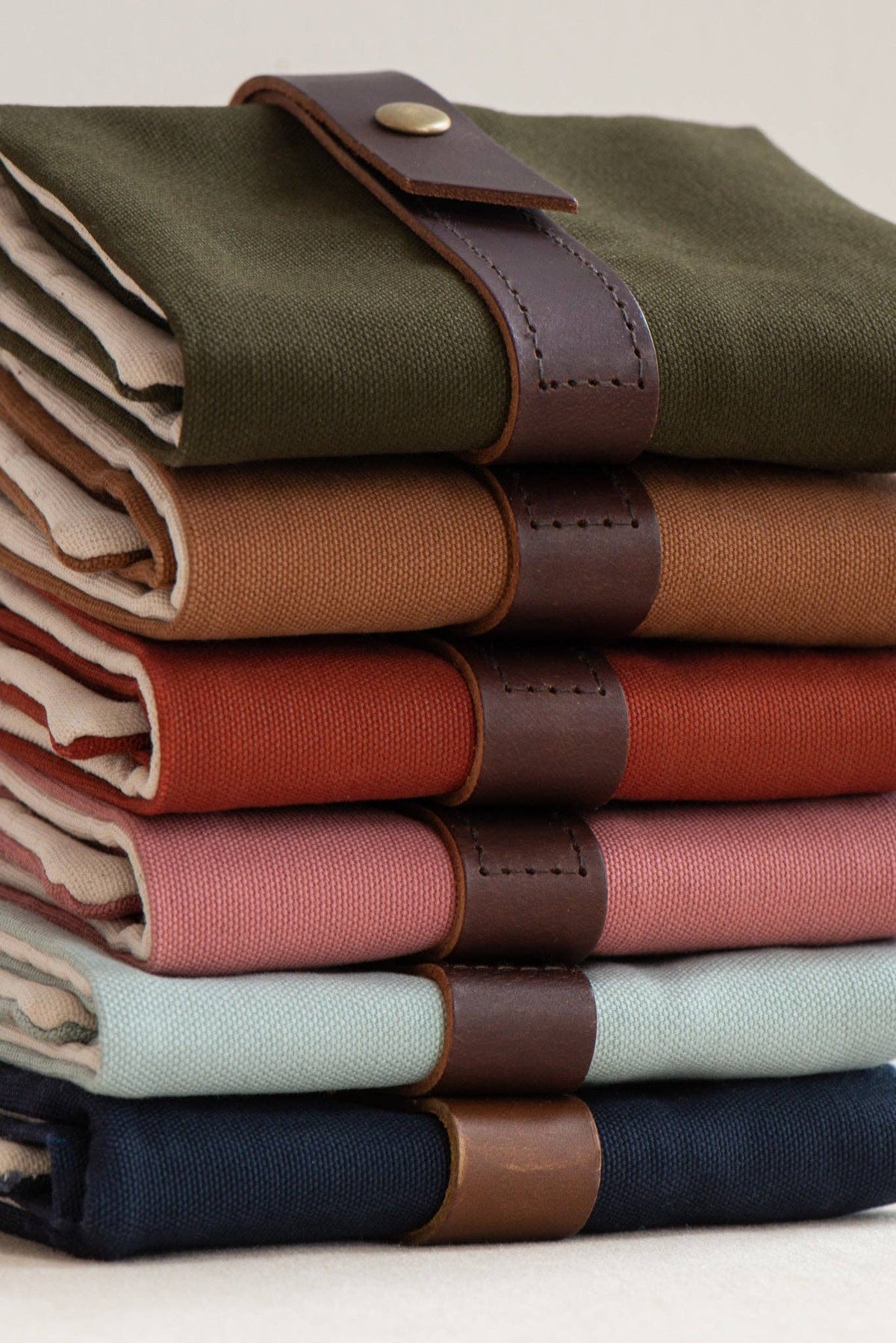 Estuche estándar de lona para agujas intercambiables: Navy de Quince & Co.