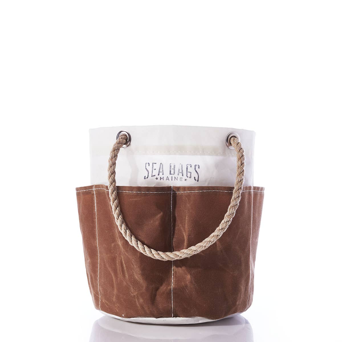 Bolsa tipo cubeta multiusos para herramientas, café claro, de Sea Bags