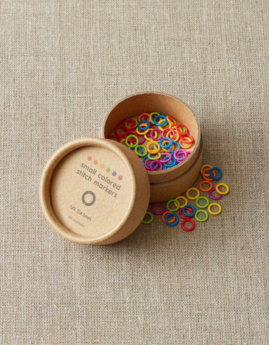 Colorful Ring Stitch Markers by Cocoknits