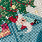 Driving Home for Christmas - Cross Stitch Kit by Love Poppet