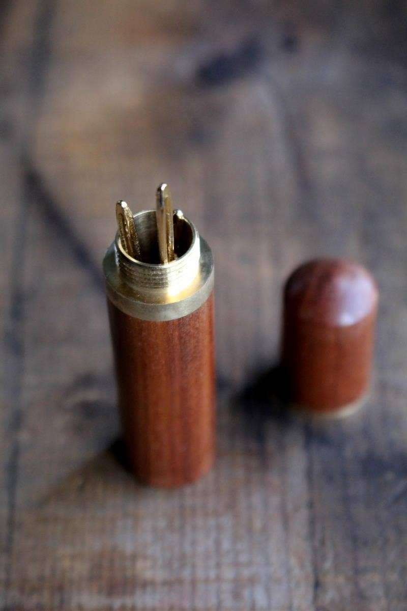 Wooden Needle Case : Ebony