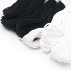 Hilo para bordar, 8 colores surtidos (3 opciones disponibles): Black & White de Angels Craft