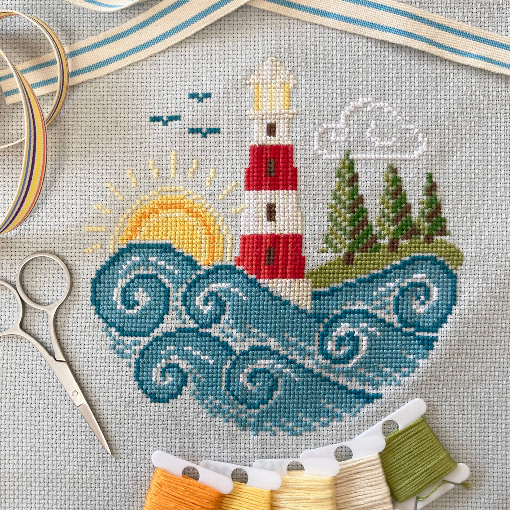Going Coastal - Kit de punto de cruz de Love Poppet