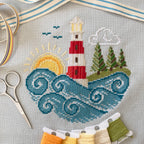 Going Coastal - Kit de punto de cruz de Love Poppet