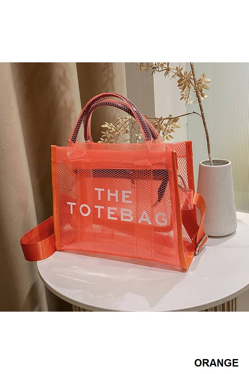 The Tote Bag w/ Shoulder Strap: WHITE