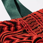 Jacquard Fabric Drawstring Bag by Puebco