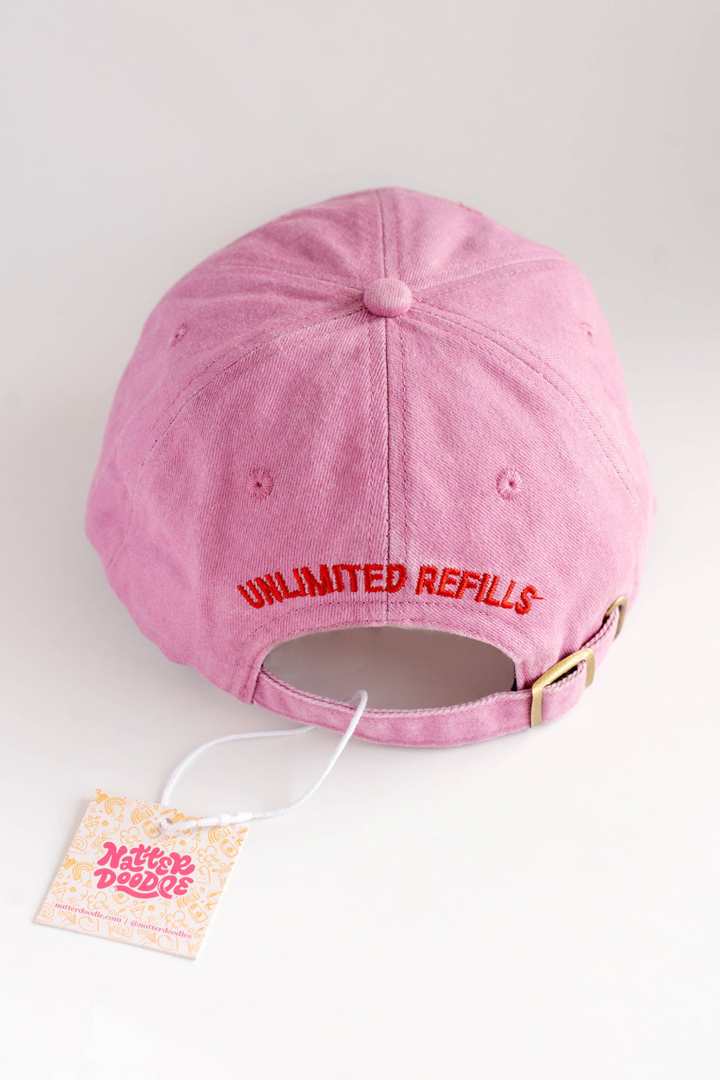 Gorra rosa "Get Me A Crisp Diet Coke", gorra de béisbol divertida, de NatterDoodle