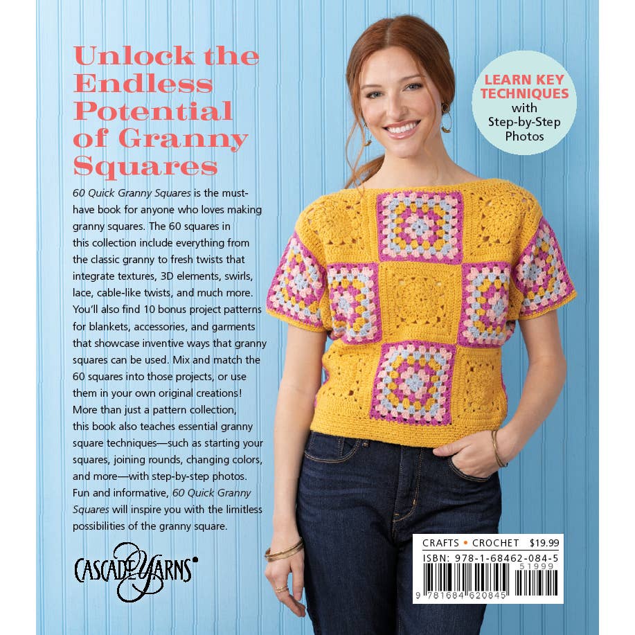 60 Quick Granny Squares: Mix & Match Crochet Motifs de Mixed Media Resources LLC
