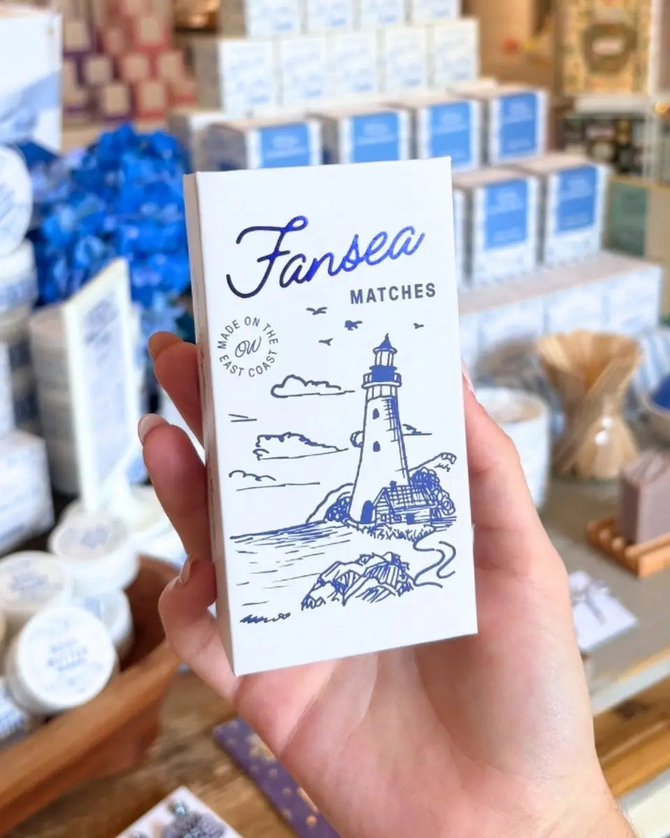 Fansea Matches | White Keepsake Matchbox