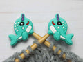 Narwhal | Protectores de puntas Stitch Stoppers de Fox & Pine Stitches