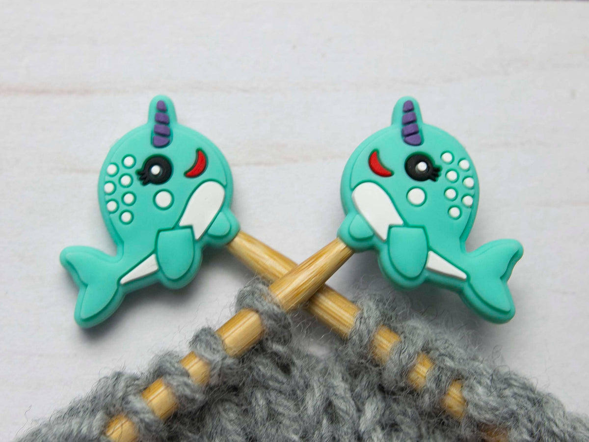 Narwhal | Protectores de puntas Stitch Stoppers de Fox & Pine Stitches