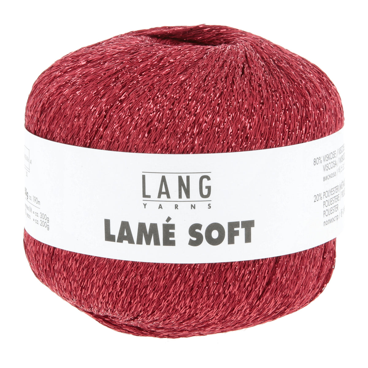 Lang - Lamé Soft, Red (0061)