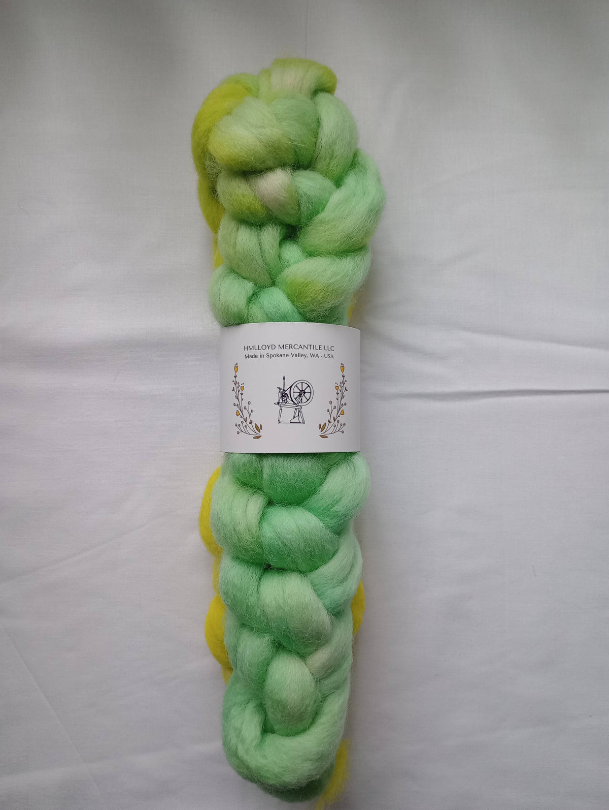 Hand Dyed Roving - Kent Romney - 100 gram Braids by HMLLOYD MERCANTILE LLC