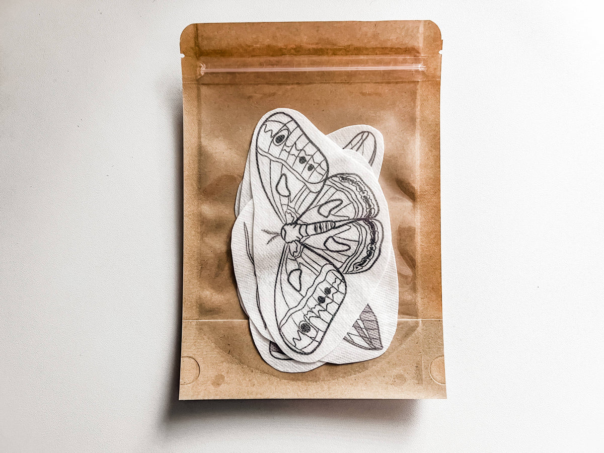 Moth Stick & Stitch Pack by Embroider Me Wicked