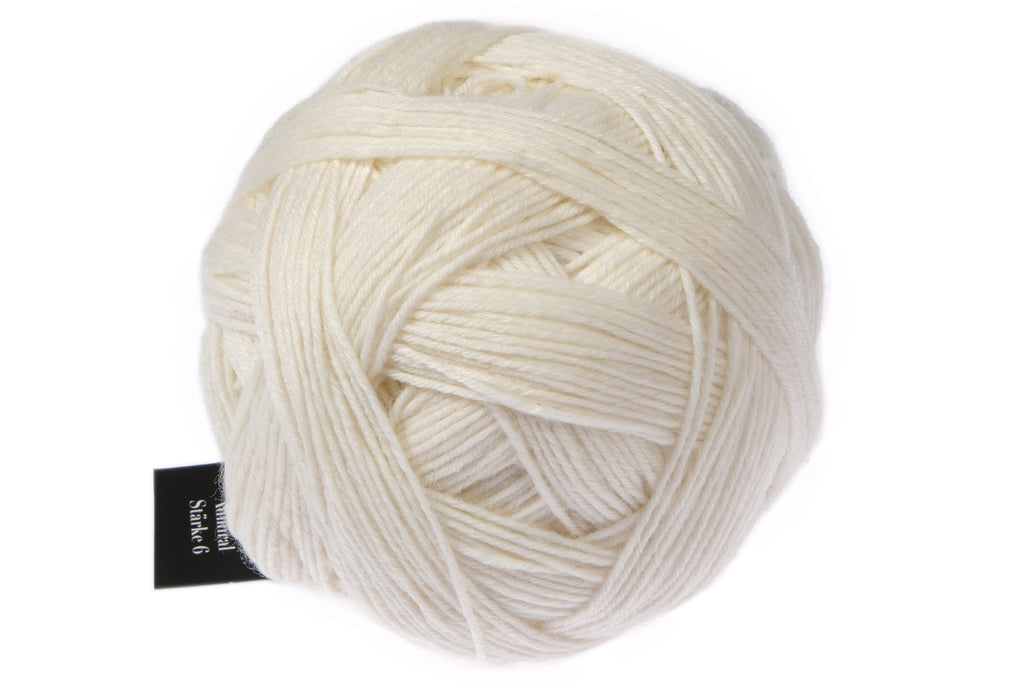 Schoppel Wolle - Admiral Stärke 6, Natural - 0980